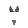 Soutien-gorge dentelle avec bretelles transparente et string - R2213796