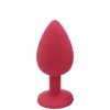 Plug rouge bijou cristal Small - DB-RY067CRED