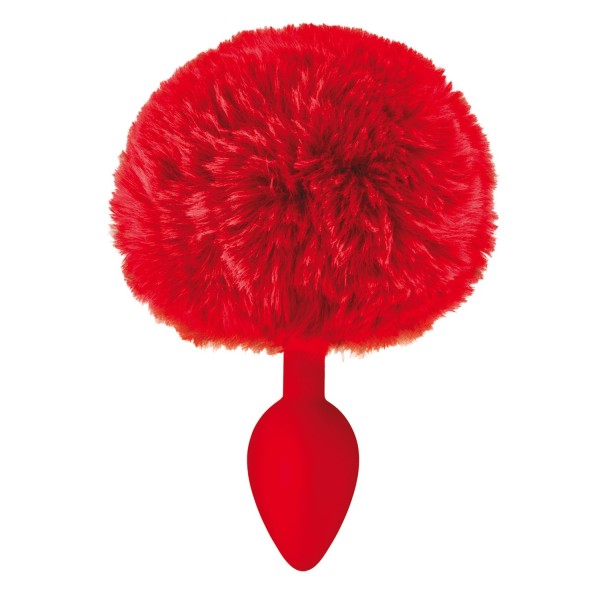 Plug anal pompon rouge - CC5700910030