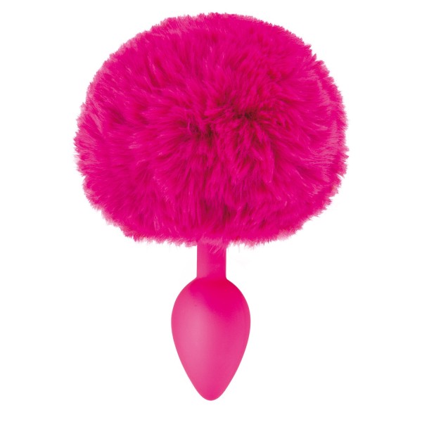 Plug anal pompon fuschia - CC5700910204