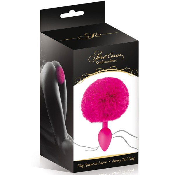 Plug anal pompon fuschia - CC5700910204