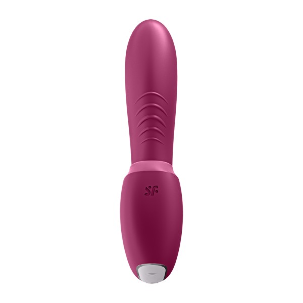 2 en 1 Vibromasseur point G avec stimulateur clitoris connecté USB rouge Sunray Satisfyer - CC597807