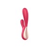 Vibromasseur rabbit rouge connecté Mono Flex Satisfyer - CC5972440050