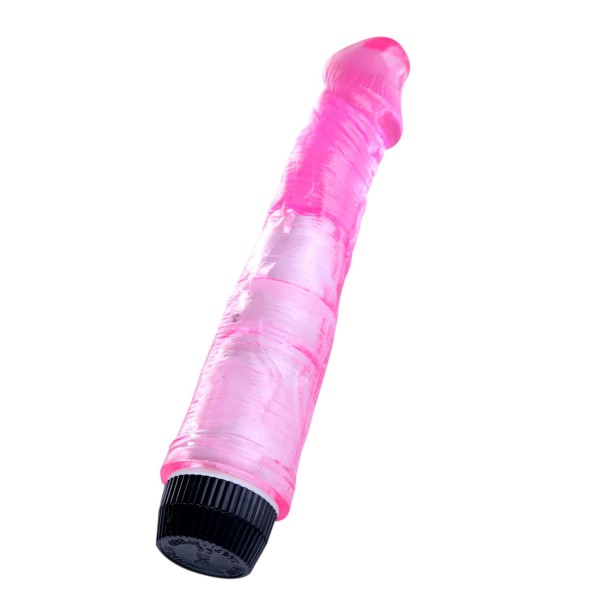 Vibromasseur 20 cm Jelly rose - YOJ-027PK