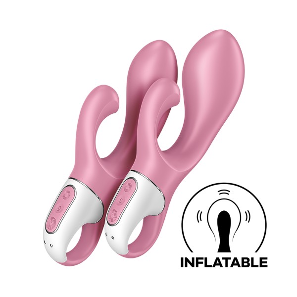 Vibromasseur Rabbit gonflant rose Air Pump Bunny 2 USB Satisfyer - CC597820