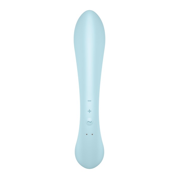 2 en 1 Rabbit point G avec stimulateur de clitoris et Wand Bleu USB Triple Oh Satisfyer - CC597813