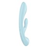 2 en 1 Rabbit point G avec stimulateur de clitoris et Wand Bleu USB Triple Oh Satisfyer - CC597813