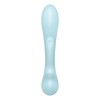 2 en 1 Rabbit point G avec stimulateur de clitoris et Wand Bleu USB Triple Oh Satisfyer - CC597813