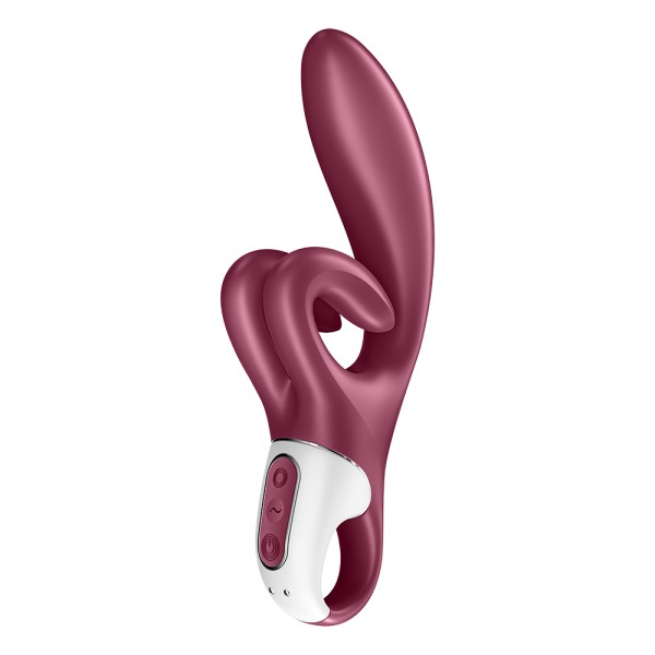 Vibromasseur rabbit point G rouge double stimulation clitoridienne Touch Me Satisfyer - CC597811SA