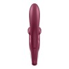 Vibromasseur rabbit point G rouge double stimulation clitoridienne Touch Me Satisfyer - CC597811SA