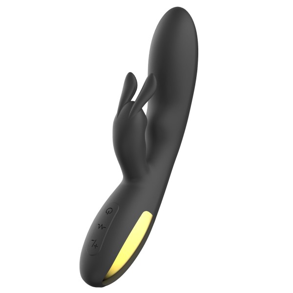 Vibromasseur rabbit noir Luxe très puissant, USB - WS-NV027