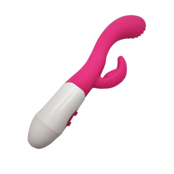 Vibromasseur Rabbit Rose avec picot de stimulation - TOZ051PNK