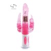 Vibromasseur rabbit rotatif triple stimulation - CC530136