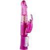 Vibromasseur rabbit rose waterproof avec billes rotatives - CC5160620050