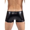 Boxer noir Black Desire en simili cuir - LM2401-67BLK