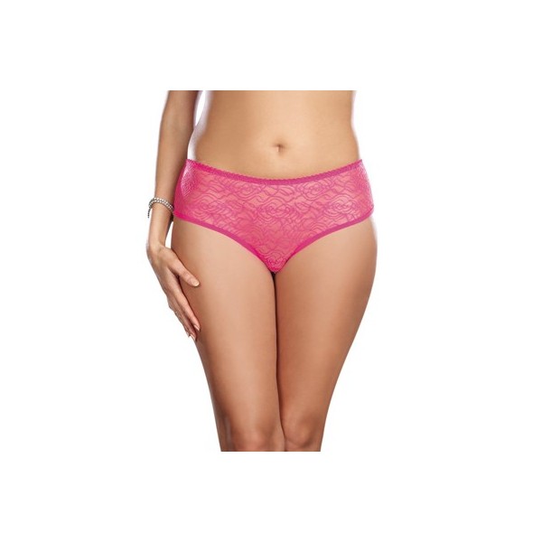 Panty taille basse, ouvert, fronces au dos - DG1300XHPK