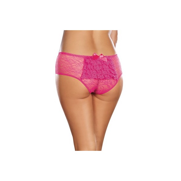 Panty taille basse, ouvert, fronces au dos - DG1300XHPK