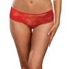 Panty taille basse, ouvert, fronces au dos - DG1300XRED