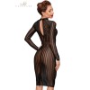 Robe sexy transparente F182