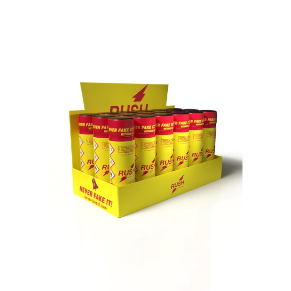 Box 18 poppers Rush Original 24ml