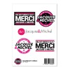 Assortiment 5 stickers JM