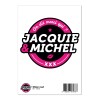 Grand sticker JM rond noir