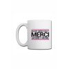 Mug blanc JM - On dit merci qui ?