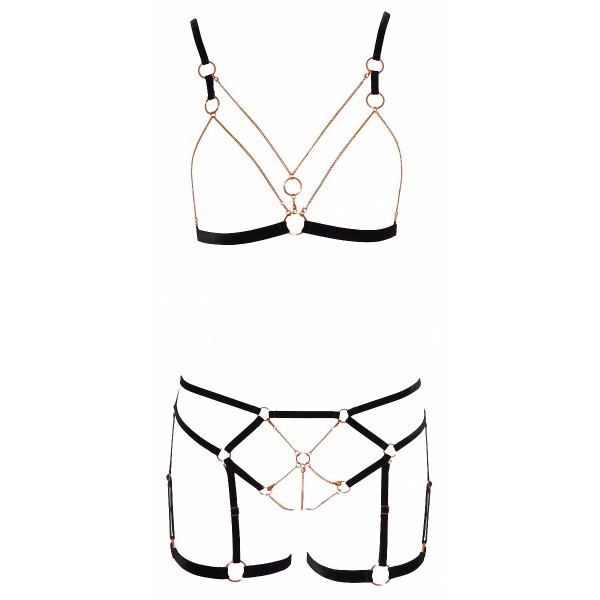 Ensemble harnais bijoux 2 pièces - Cotelli Lingerie