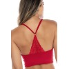 Pyjama 2 pièces rouge top et short - MAL7533RED