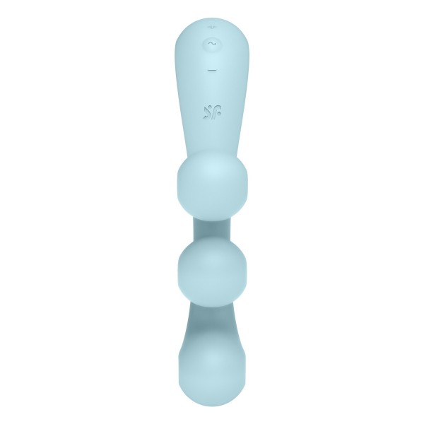 Multi-vibromasseur Tri Ball 2 bleu - Satisfyer