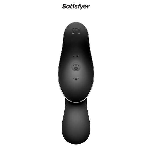 Vibro à air pulsé Curvy Trinity 2 noir - Satisfyer