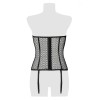 Corset bustier à jarretelles - Grey Velvet