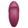 Vibromasseur à poser, stimulateur clitoridien rouge Tap  Climax 1 Satisfyer - CC597858