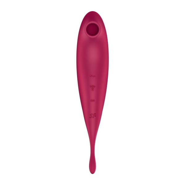 Stimulateur Satisfyer Twirling Pro Connecté rouge