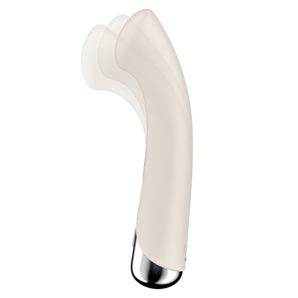 Vibromasseur point G tête rotative blanc USB Spinning g-spot 1 Satisfyer - CC597857