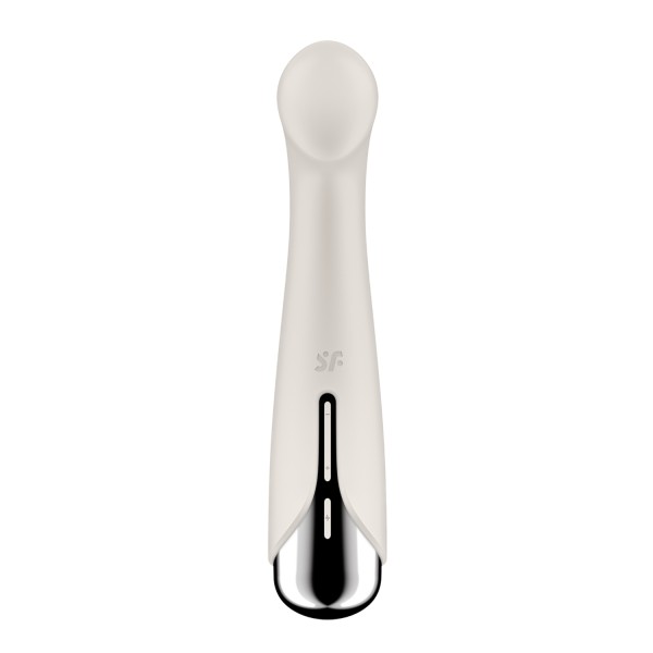 Vibromasseur point G tête rotative blanc USB Spinning g-spot 1 Satisfyer - CC597857