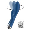 Vibromasseur rabbit USB tête rotative bleu Spinning Rabbit 1 Satisfyer - CC597856