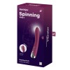 Vibromasseur USB tête rotative point G rouge Spinning Vibe 1 Satisfyer - CC597855