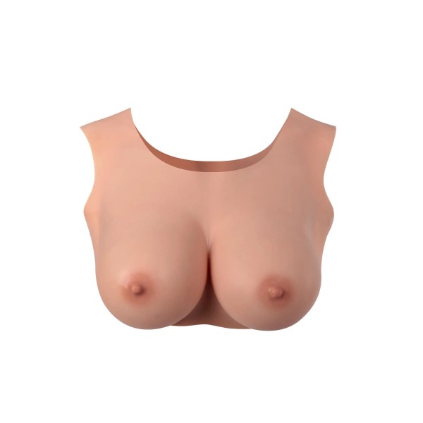 Buste seins réaliste couleur peau claire Taille M Bonnet D - CC730014019404