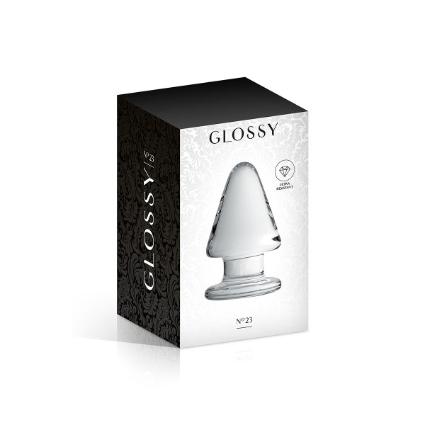 Plug anal verre Glossy Toys n° 23 Clear