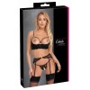 Ensemble lingerie ouverte noir - Cotelli Lingerie