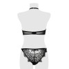 Ensemble bustier et string dentelle - Grey Velvet