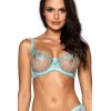 Soutien-gorge dentelle bleu V-10131 - Axami