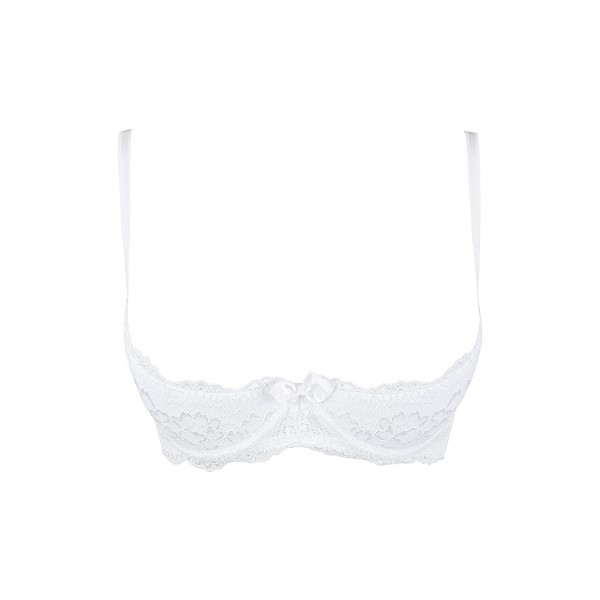 Soutien-gorge ouvert blanc V-9821 - Axami