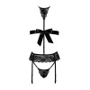 Ensemble Bondage Black Set 4 pièces Kiss 244 - Kissable