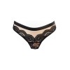 String tulle et dentelle noir V-10718 - Axami