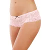 Shorty ouvert vieux rose court en dentelle - DG7177VPK