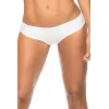 Tanga blanc froncé sur les fesses - MAL3025WHT