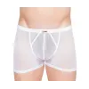 Boxer blanc en fine résille - LM92-67WHT