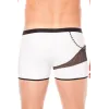 Boxer blanc filet et corde - LM2004-67WHT